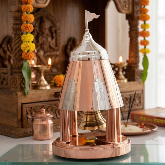 Panchdhatu Silver Automatic bell