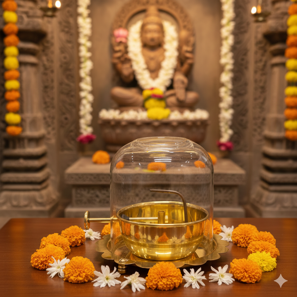 Brass Akhand Jyoti Diya